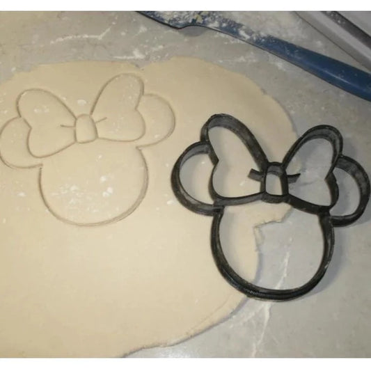 Minnie Mouse Head Plastic Cookie Cutter