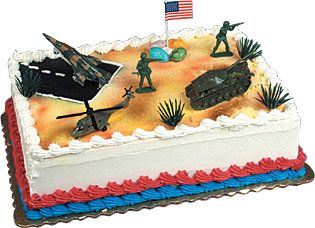 USA Military Pride Cake Topper Set