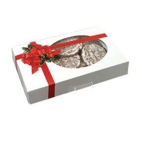 Ribbon Box with Window, 1/2 lb, 1 Piece