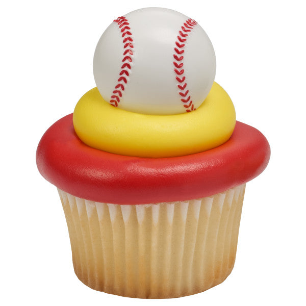 Baseball Rings, 8 Pack