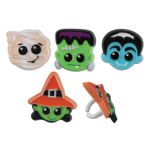 Halloween Icon Rings,  8 Pack