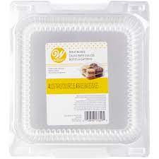 Treat Box, Clear Clamshell, 4 Pack