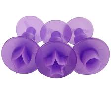 WILTON Mini Cutouts Plunger Set, 3 Piece