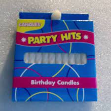 Spiral Birthday Candles 2.5", White