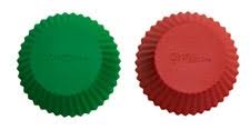 Silicone Cups Red & Green