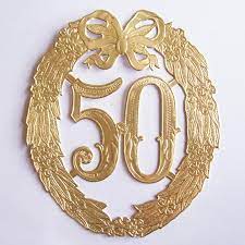 50th Anniversary Wreath Plaque