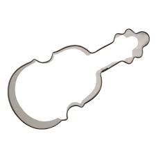 Violin Cookie Cutter, 4.5"