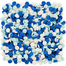 Winter Confetti Blue and White, 5.29 oz
