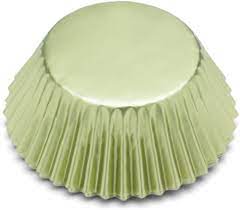 Light Green Foil Bake Cups, 32 pack