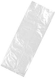Gusset Bags, 2.5" x .75" x 6.5", Polypropylene 100 Pack