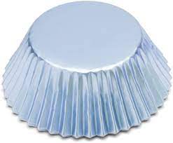 Light Blue Foil Bake Cups, 32 pack