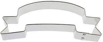 Banner Cookie Cutter, 5"x1.38"
