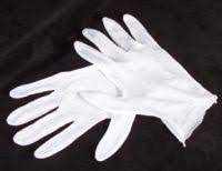 Cotton Gloves, Large