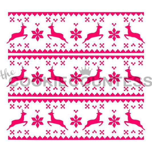 Faire Isle Sweater Stencil