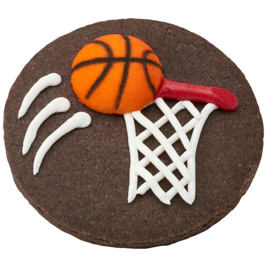 Basketball Sugar Dec-Ons, 7 Pack