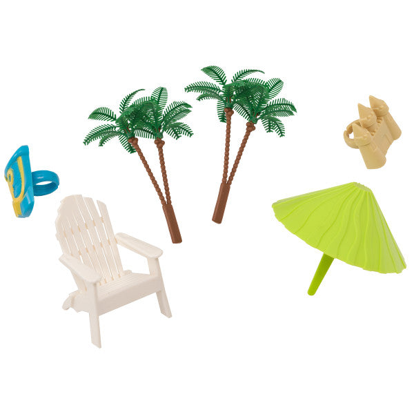 Beach Chair & Umbrella Topper Set