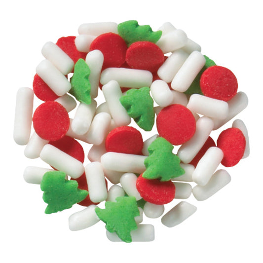 Christmas Trees & Dots Sprinkle Mix, 2 oz