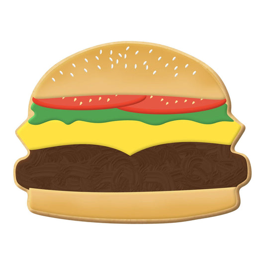 Hamburger Cookie Cutter, 4"