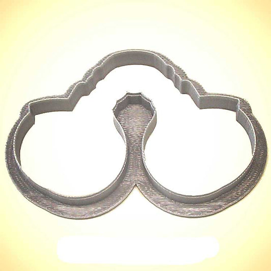 Handcuffs Plastic Cookie Cutter, 4"