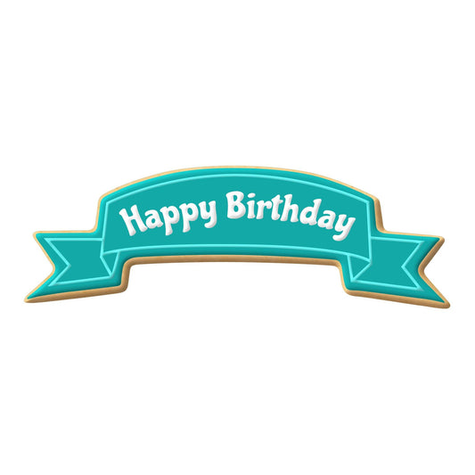 Banner Cookie Cutter, 5"x1.38"