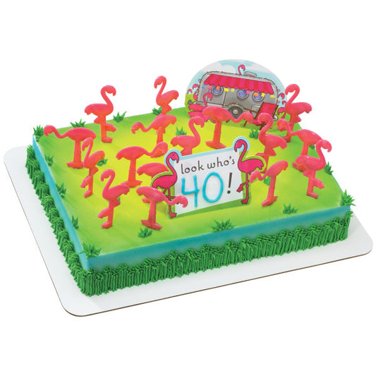 Flamingo Decorating Set