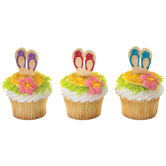 Summer Flip Flops Picks, 12 Pack