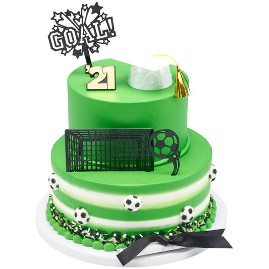 Soccer Ball Sugar Dec-Ons, 7 Pack