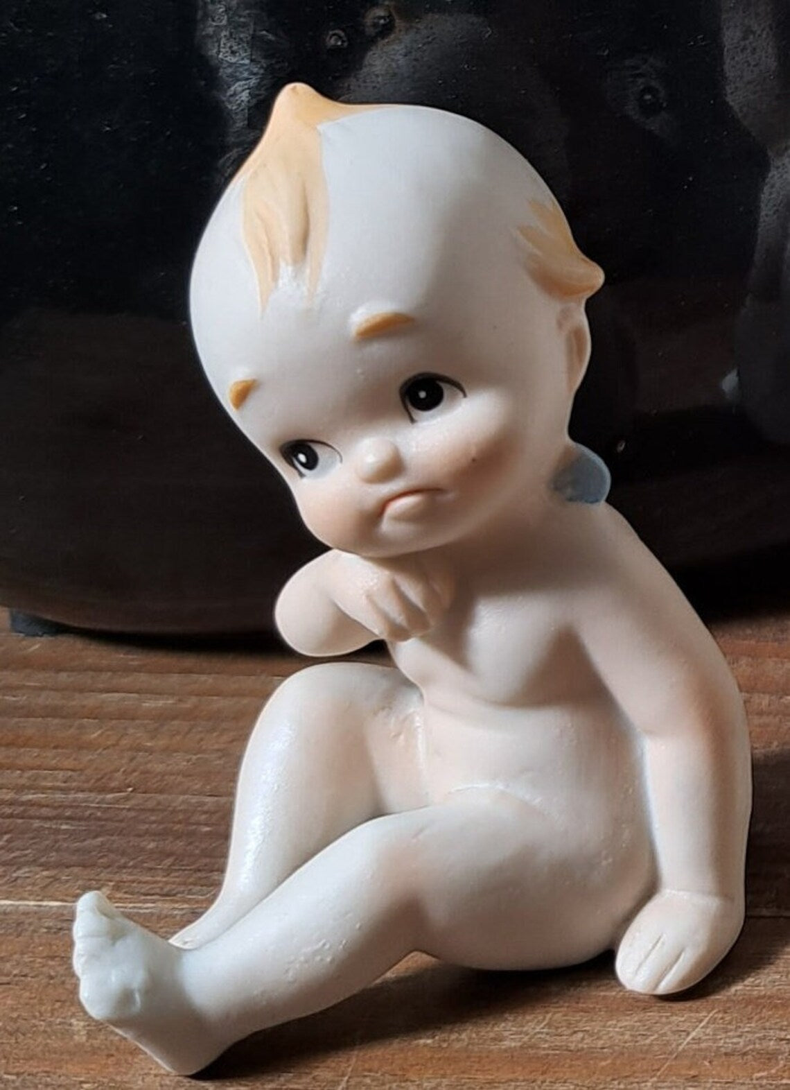 Porcelain Baby Cherub Topper