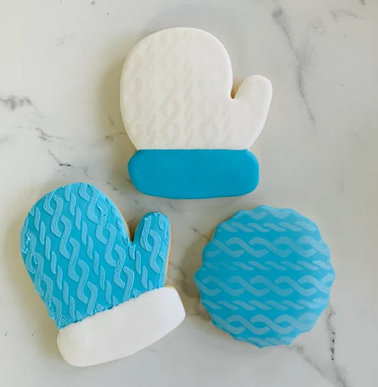 Cozy Sweater Pattern Cookie Stencil