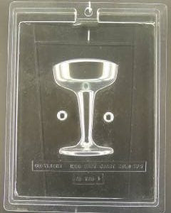 Champagne Glass Mold, 2 Piece, 5oz AO300