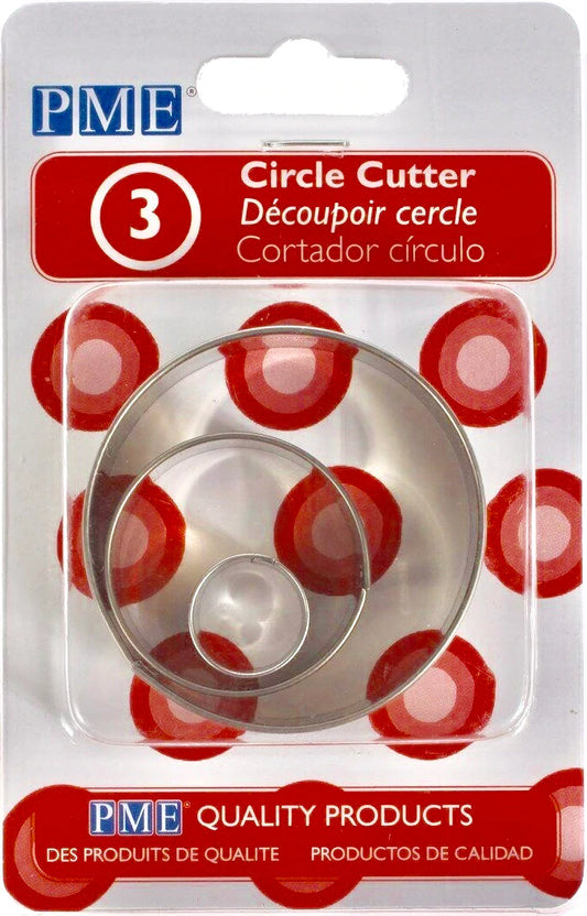 Round Cutter Set, 3 Piece