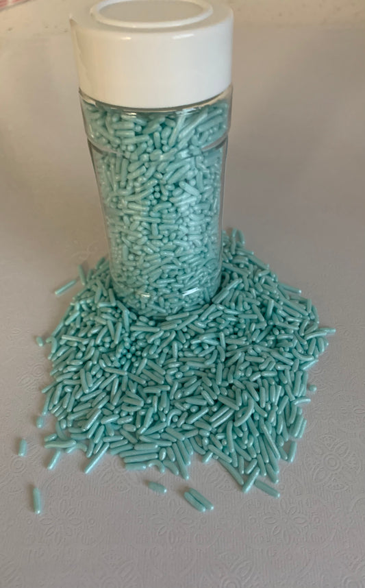 Jimmies Pearl Blue Bits, 3oz