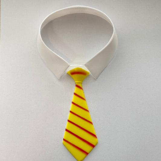 Collar and Tie Cake Topper Set, Large