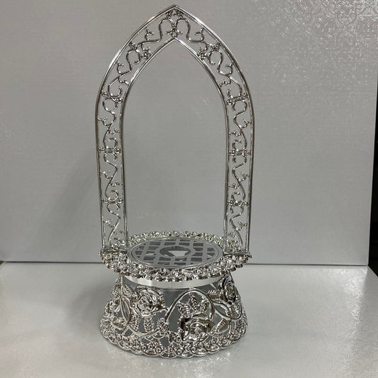 Silver Ornament Base with Arch