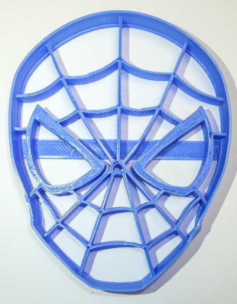 Spider-Man Mask Plastic Cookie Cutter