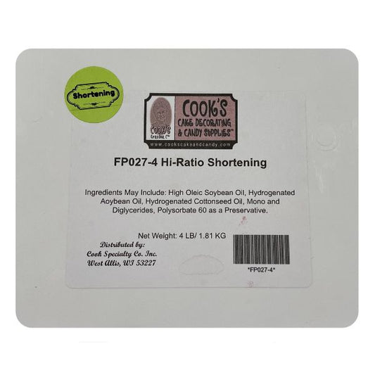 Hi-Ratio Shortening, 4lb