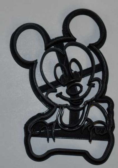 Baby Mickey Mouse Plastic Cookie Cutter