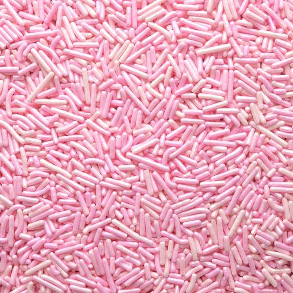 Jimmies Light Pink Pearl Bits, 3oz