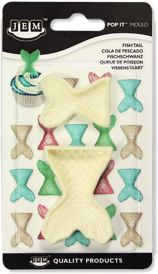 JEM Mermaid Tail Pop-It Mold