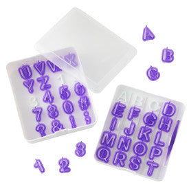 Fondant Letter & Number Cutter Set, 42 piece