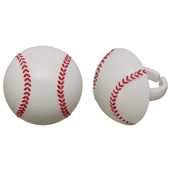 Baseball Rings, 8 Pack