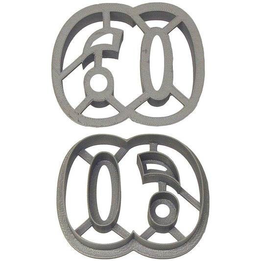 60 Plastic Cookie Cutter, 4"
