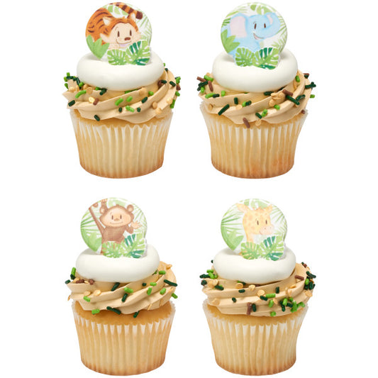 Baby Animals Rings, 8 Pack