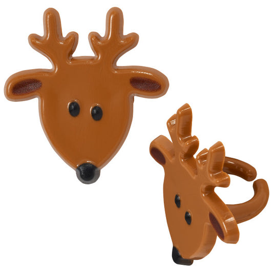 Reindeer Bendi-Ring, 6 Pack