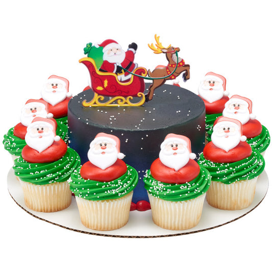 Santa and Reindeer Layon