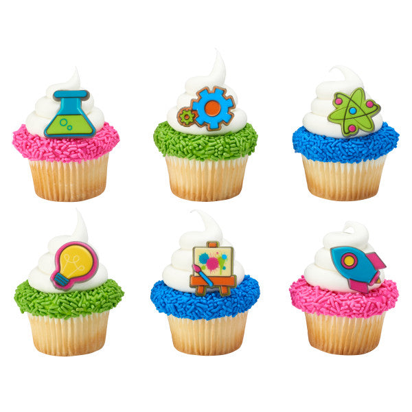 STEM Icon Rings, 12 Pack