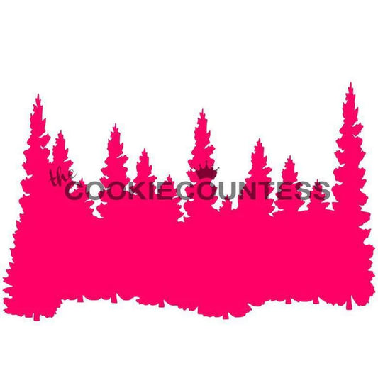 Pine Trees Stencil