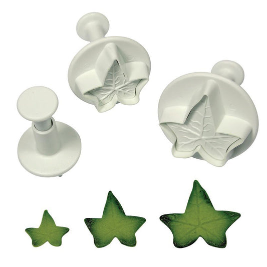 PME Ivy Leaf Plunger Cutter/Veiner Set, 3 Piece