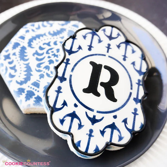 Alphabet Block Set Stencil, 4 piece set