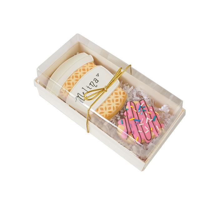 Wood Cookie Box, 6.5 x 3.25 x 2.5", 5 Pack